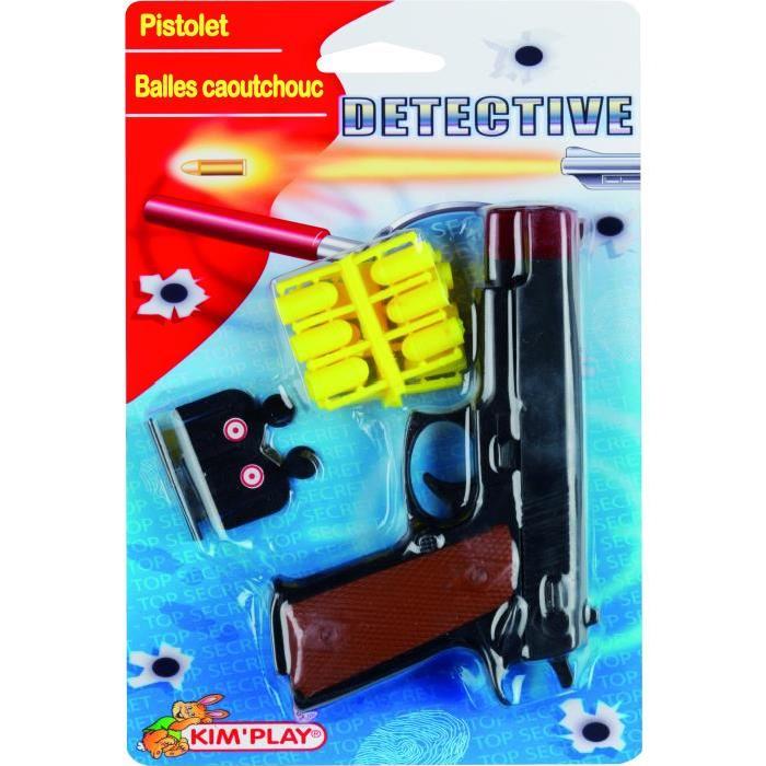 KIMPLAY Pistolet a balles + cibles