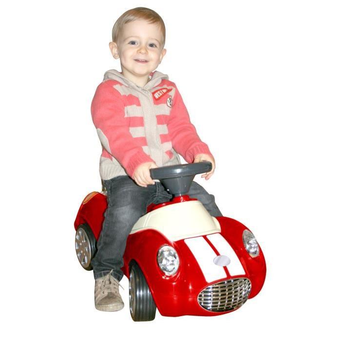 ERTEDIS Playride Porteur Voiture Rouge