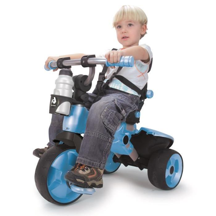 INJUSA Tricycle enfant évolutif City Bleu