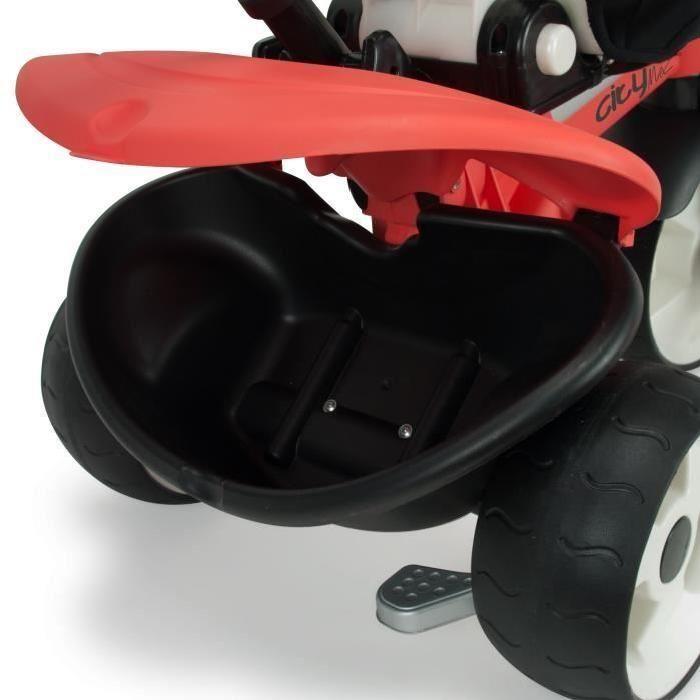 INJUSA Tricycle enfant évolutif City Max Rouge