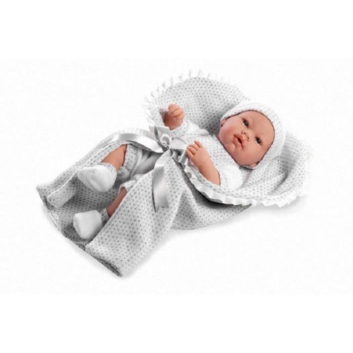 ARIAS Poupon Real Baby avec couverture - 42 cm