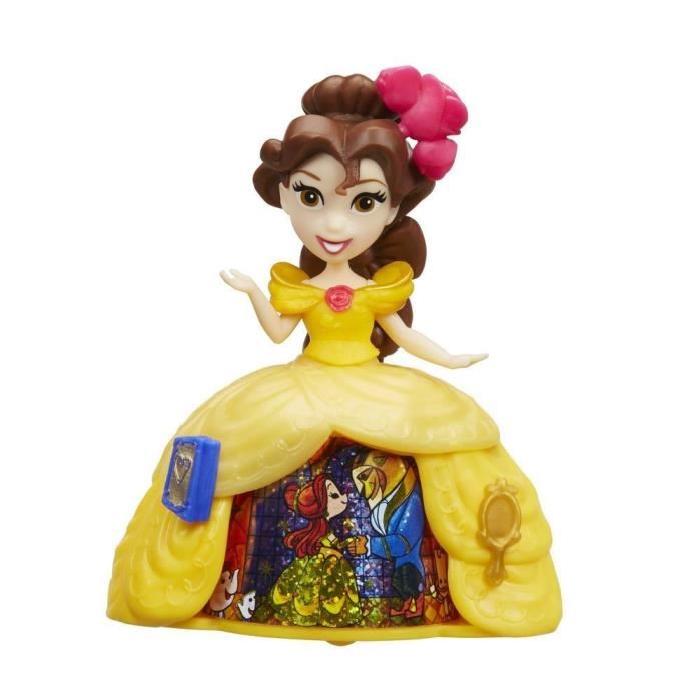 DISNEY PRINCESSES - Mini-Poupée Belle Robe Tournante