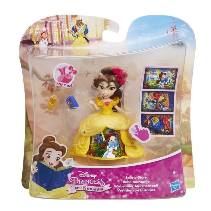 DISNEY PRINCESSES - Mini-Poupée Belle Robe Tournante