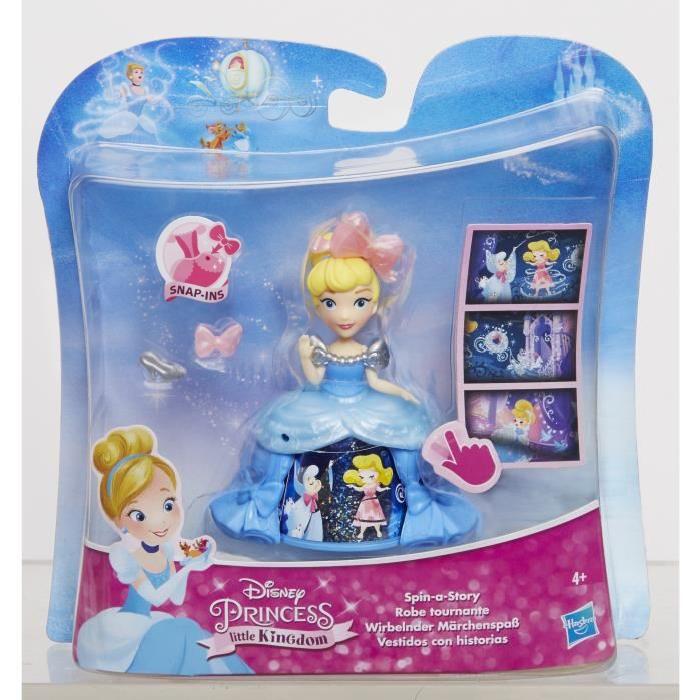 DISNEY PRINCESSES - Mini-Poupée Cendrillon Robe Tournante