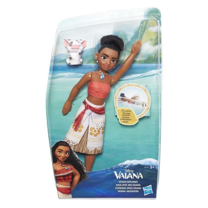 HASBRO Poupée Vaiana Nage Avec Moi