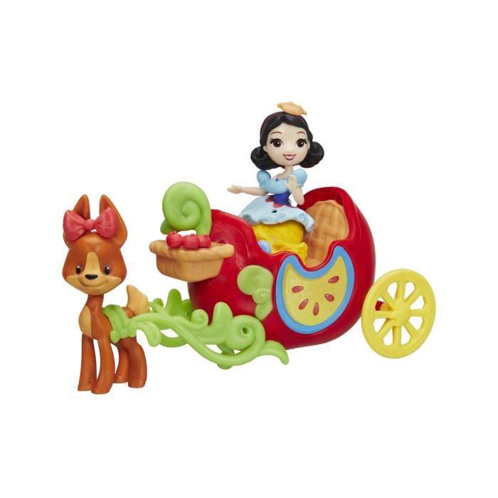 DISNEY PRINCESSES - Mini poupée Blanche Neige et son Carrosse