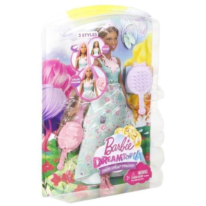 BARBIE - Coffret Barbie Chevelure Dorée 3 en 1