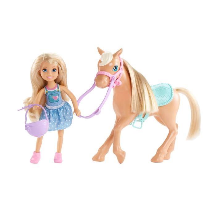 BARBIE - Chelsea et son Poney