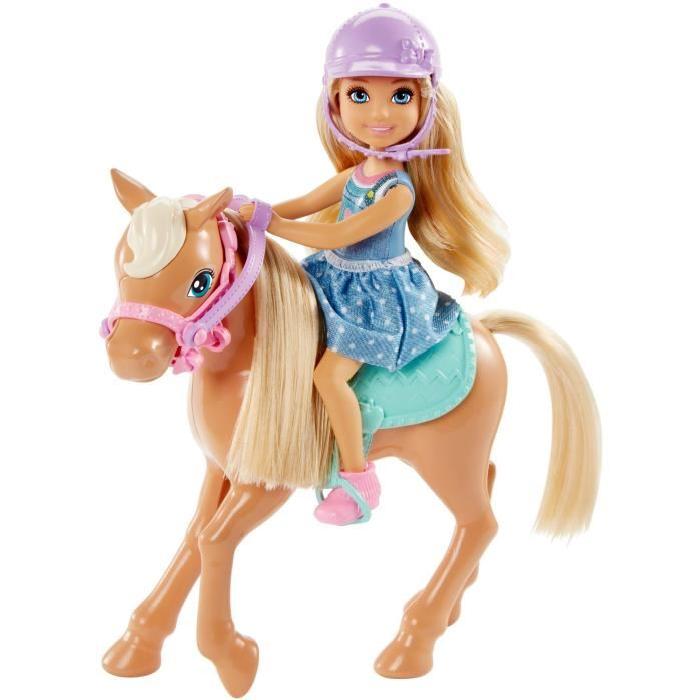 BARBIE - Chelsea et son Poney