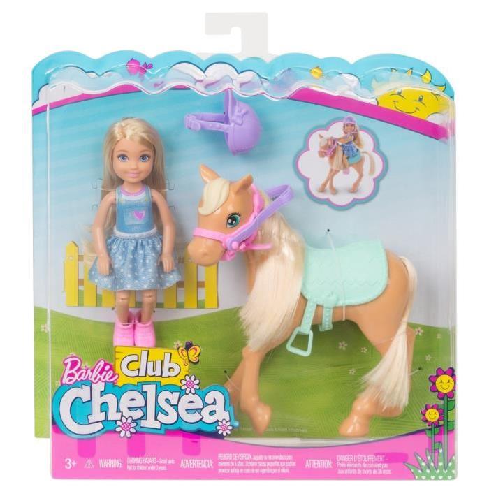 BARBIE - Chelsea et son Poney