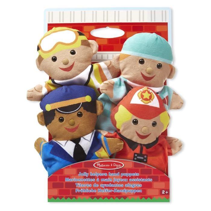 MELISSA & DOUG Marionnettes a Main Joyeux Assistants