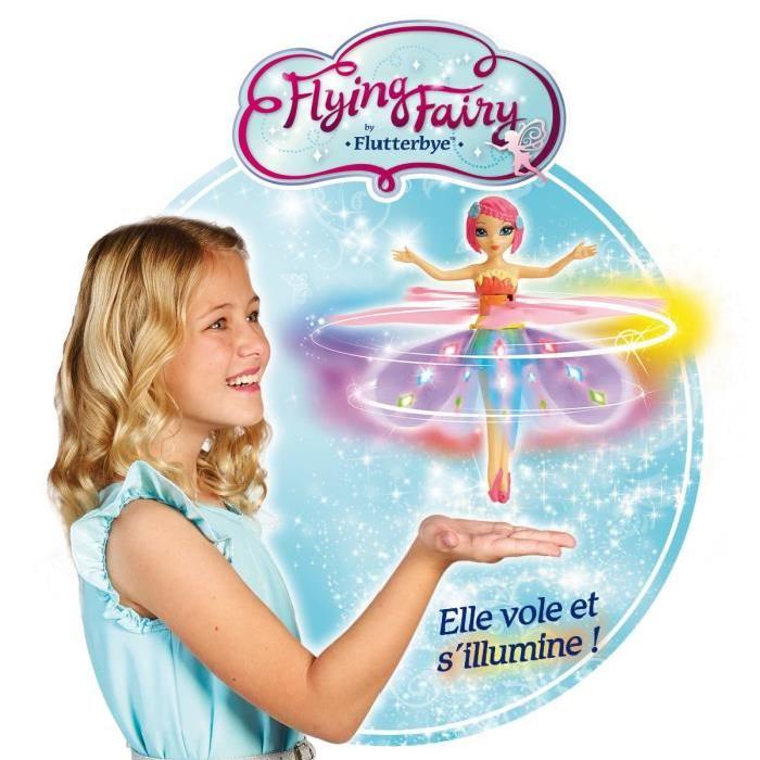 SPIN MASTER Fée volante lumineuse Flutterbye arc-en-ciel