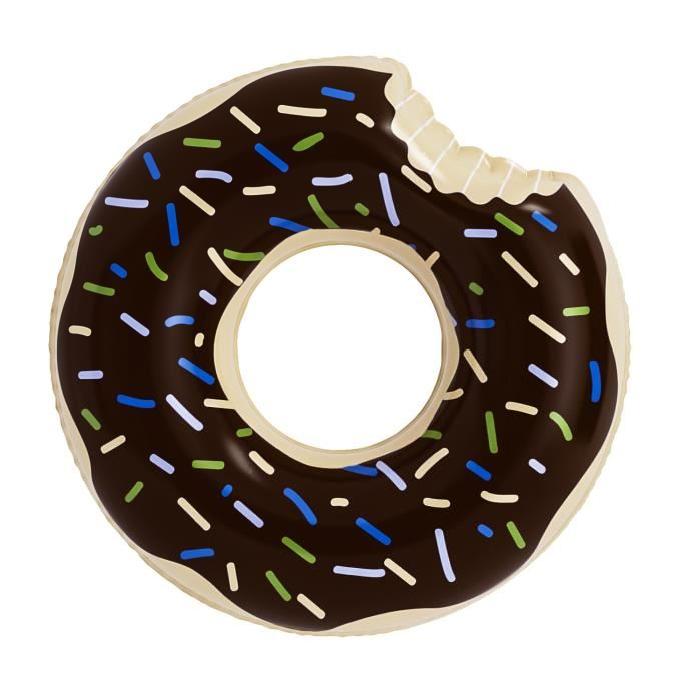 Bouée gonflable Adulte - Donut Marron