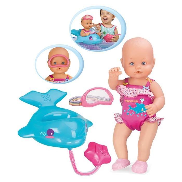 NENUCO Poupon 35 Cm Le Bain A Remous et Accessoires