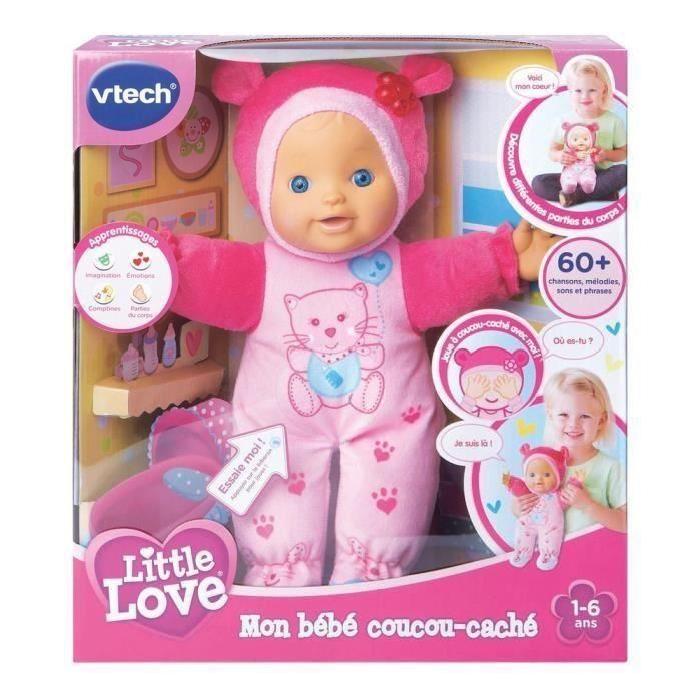 VTECH Little Love Mon bébé coucou-caché rose