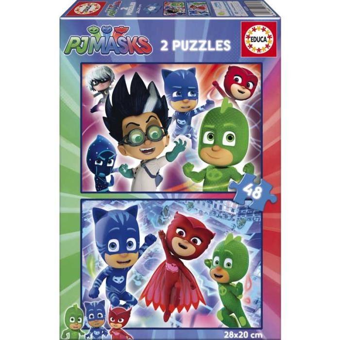 PJ MASKS Puzzle 2x48pieces