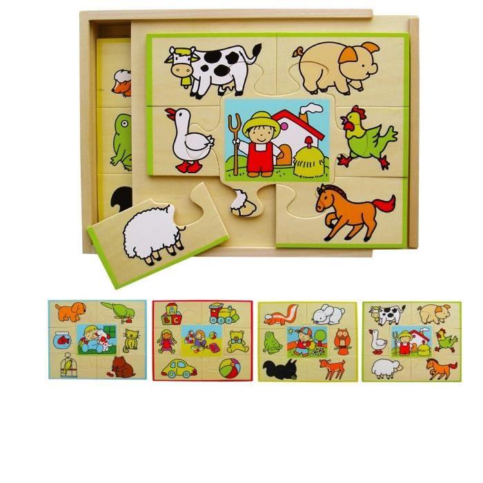 SAPIN MALIN Coffret 4 Puzzles