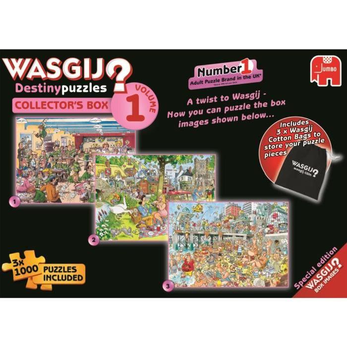 JUMBO Puzzle 3x1000 - Wasgij Destiny Collectors Box"