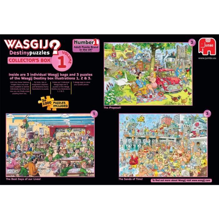 JUMBO Puzzle 3x1000 - Wasgij Destiny Collectors Box"