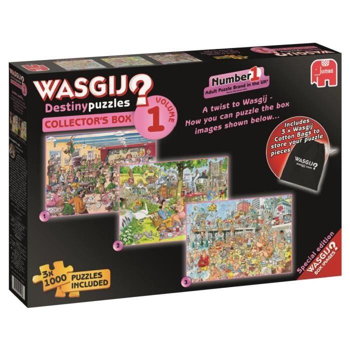 JUMBO Puzzle 3x1000 - Wasgij Destiny Collectors Box"