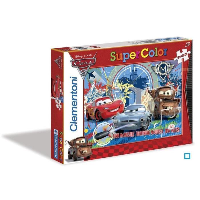 CARS Puzzle 2x20 pieces Clementoni