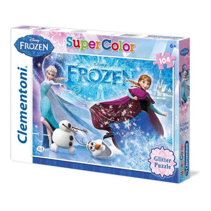 LA REINE DES NEIGES Puzzle Brillant 104 pieces Clementoni