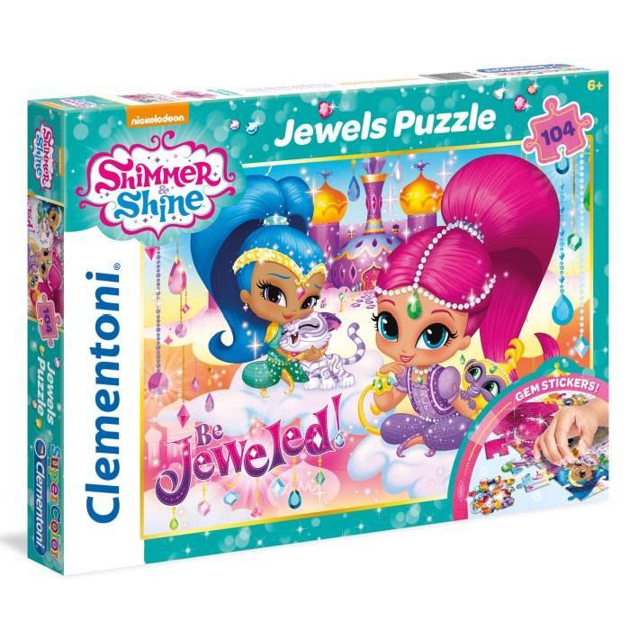 CLEMENTONI Shimmer & Shine Bijoux Puzzle 104 pieces