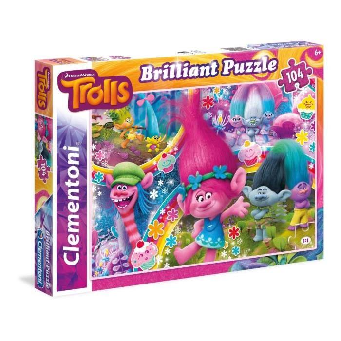 TROLLS Puzzle 104 pieces Clementoni