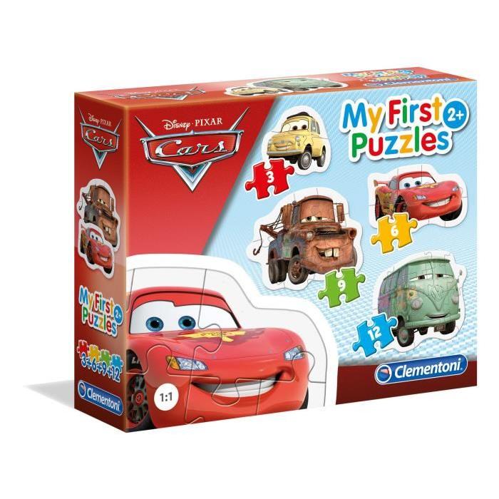 CARS mon 1e puzzle 3-6-9-12 pieces