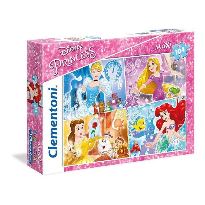 DISNEY PRINCESSES Puzzle 104 pieces MAXI