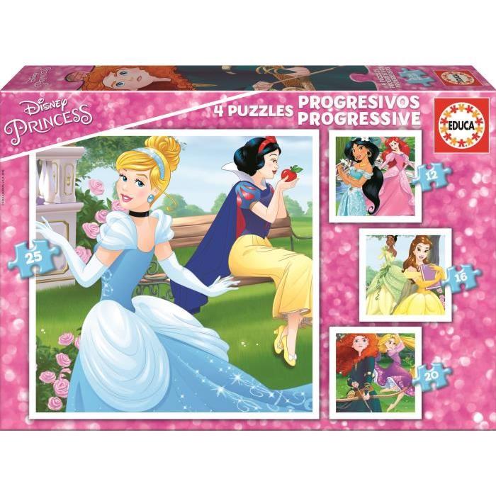 DISNEY PRINCESSES Puzzle Progressif