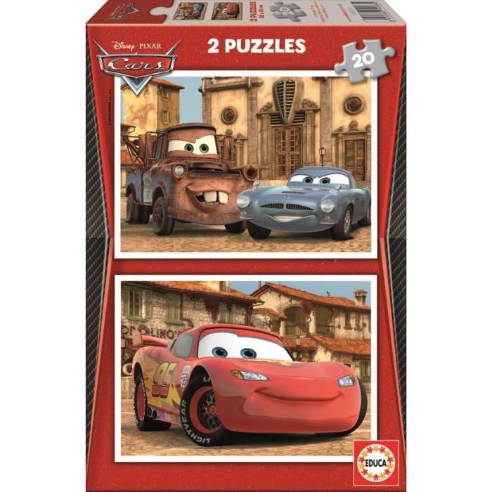 CARS Puzzle 2 x 20 Pieces