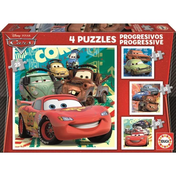 CARS Puzzle Puzzle Progressif