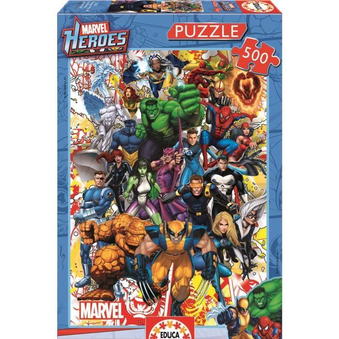 DISNEY MARVEL Puzzle 500 Pieces - Les Héros De Marvel