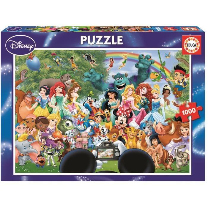 DISNEY Puzzle 1000 Pieces - Le Merveilleux Monde De Disney