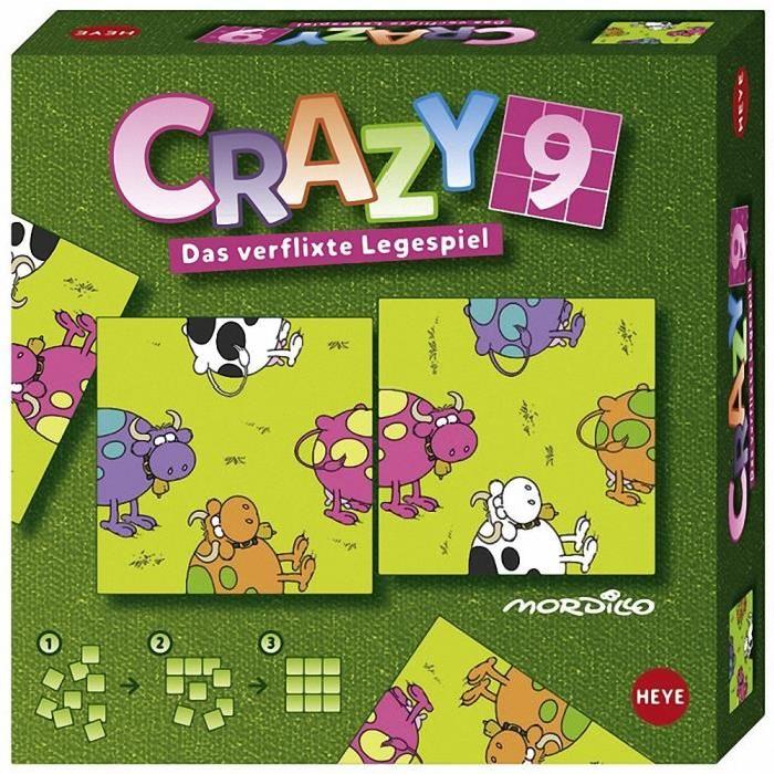 MERCIER Jeu Crazy 9 Mordillo Cows - 24 x 24 cm