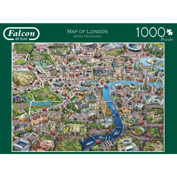 JUMBO Puzzle 1000 FALCON - Map of London