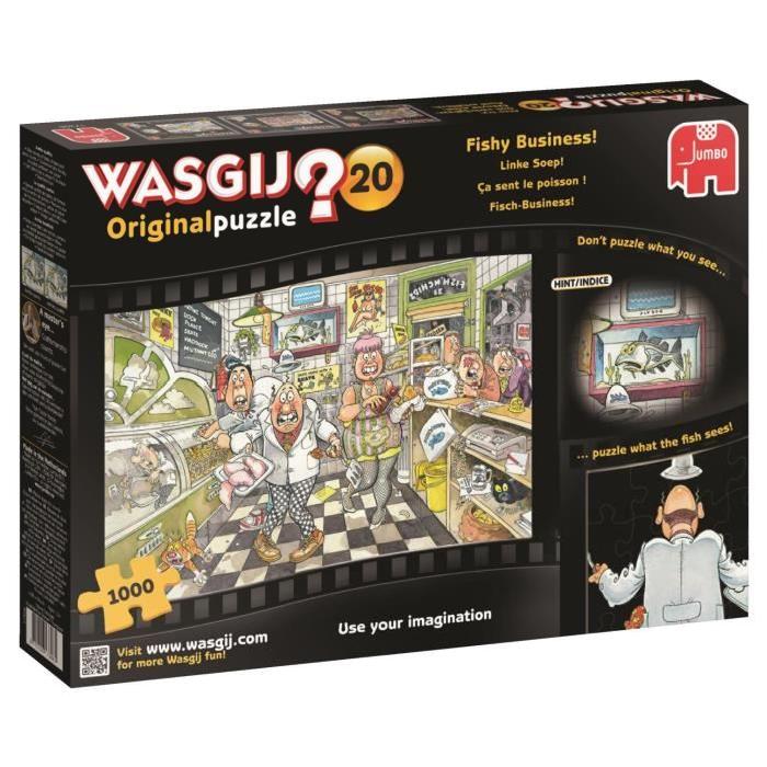 JUMBO Puzzle 1000 - Wasgij Original  20 Ça sent le poisson !