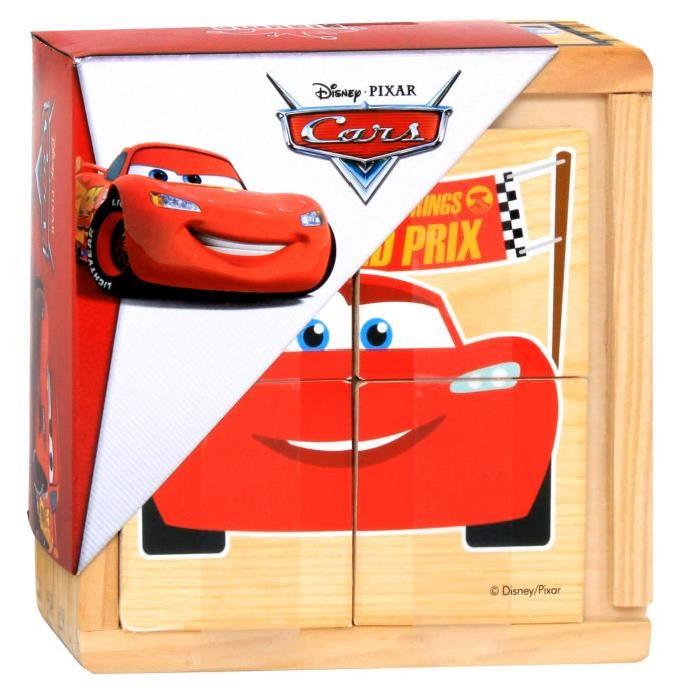 CARS 6 Puzzles en bois - 4 Pieces - Mixte - A partir de 18 mois