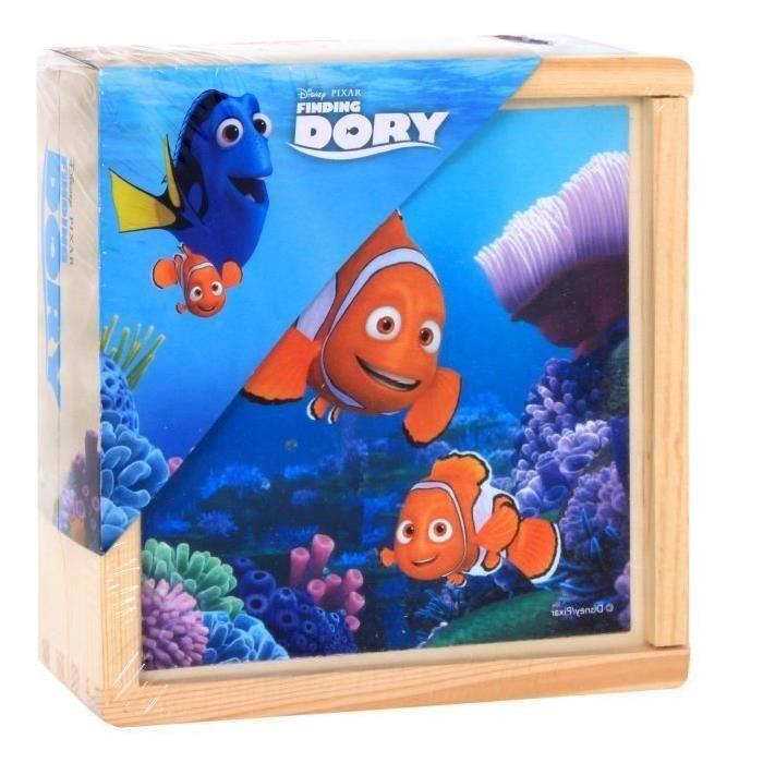 LE MONDE DE DORY Lot de 6 Puzzles en bois - 4 Pieces - Mixte - A partir de 18 mois