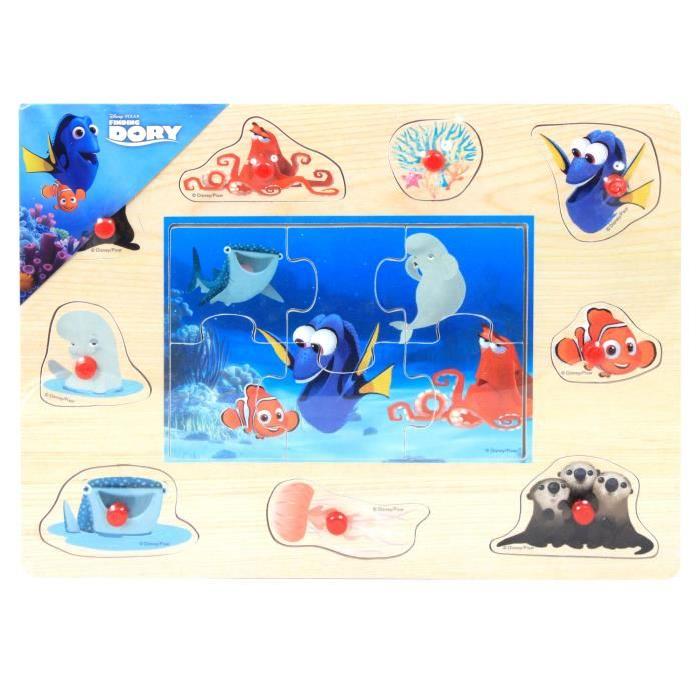 LE MONDE DE DORY Puzzle en bois 15 Pieces - Personnages - Mixte - A partir de 18 mois