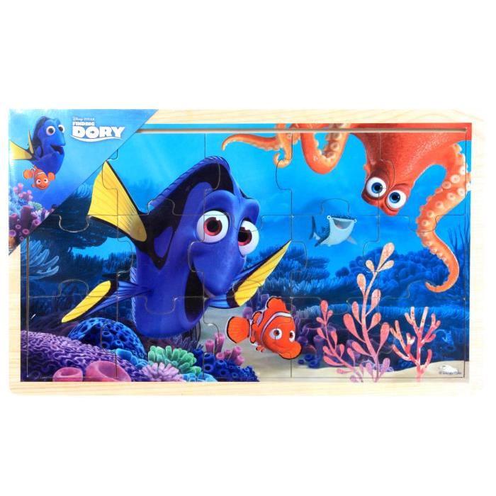 LE MONDE DE DORY Puzzle en bois 15 Pieces - Personnages - Mixte - A partir de 18 mois