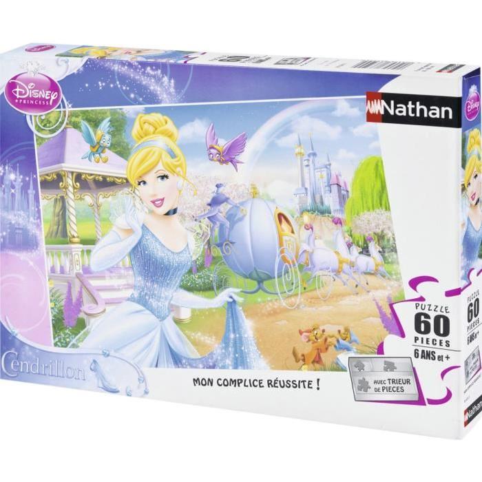 CENDRILLON Puzzle Route Vers Le Château 60 pcs - Disney