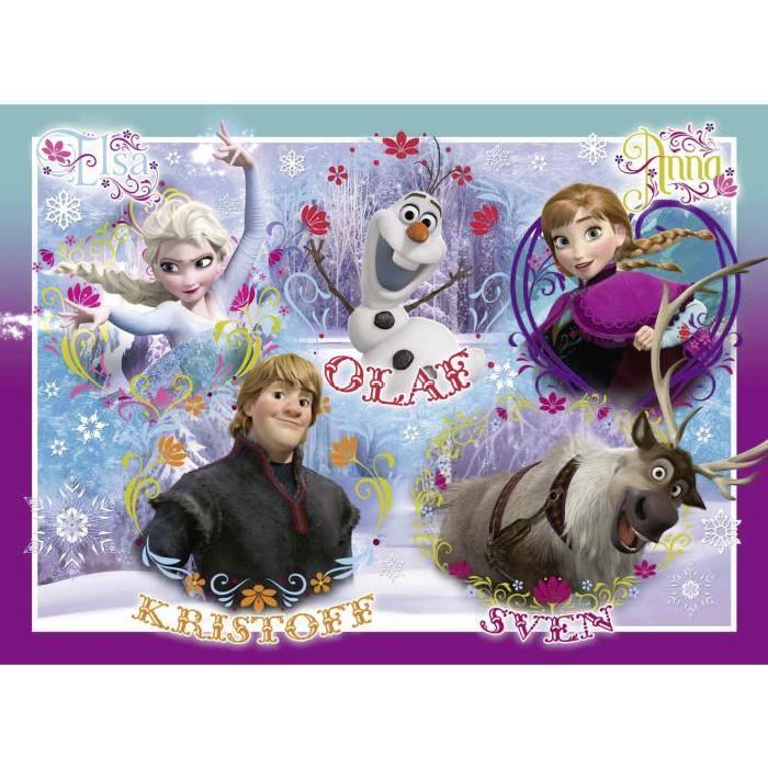 LA REINE DES NEIGES Puzzle Royaume Arendel 60 pcs - Disney