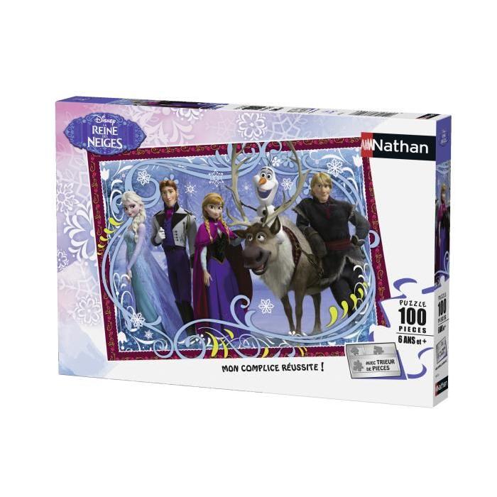 LA REINE DES NEIGES Puzzle Photo Famille 100 pcs - Disney