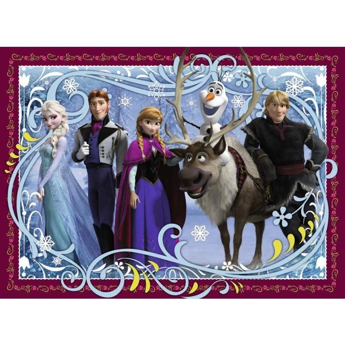 LA REINE DES NEIGES Puzzle Photo Famille 100 pcs - Disney