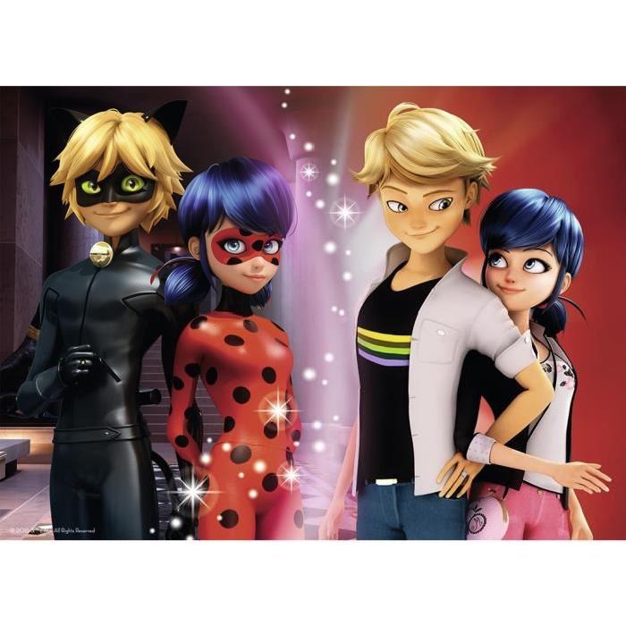 LADY BUG Puzzle Adrien & Marinette 100 pcs