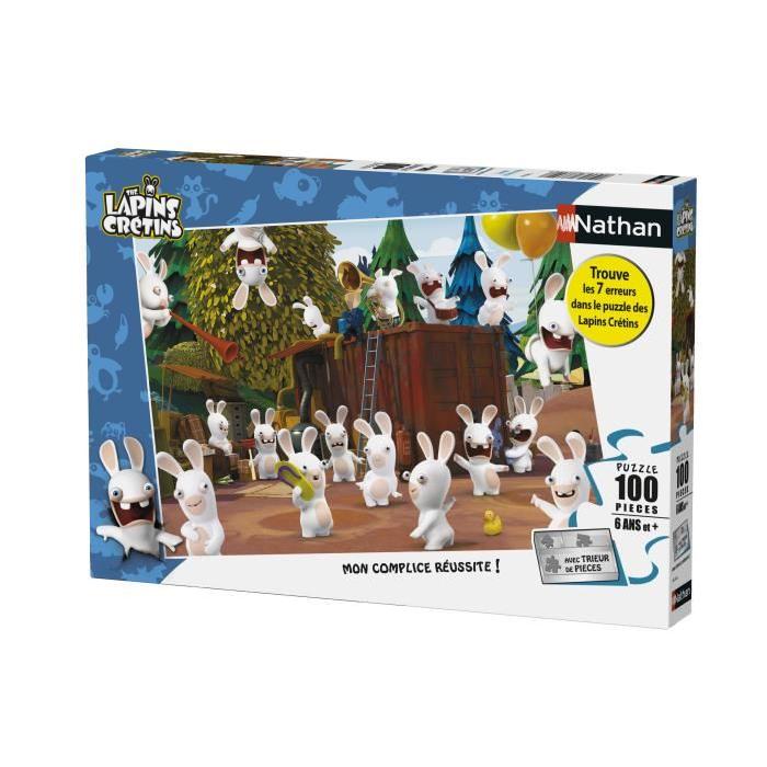 LES LAPINS CRETINS Puzzle L'invasion 100 pcs