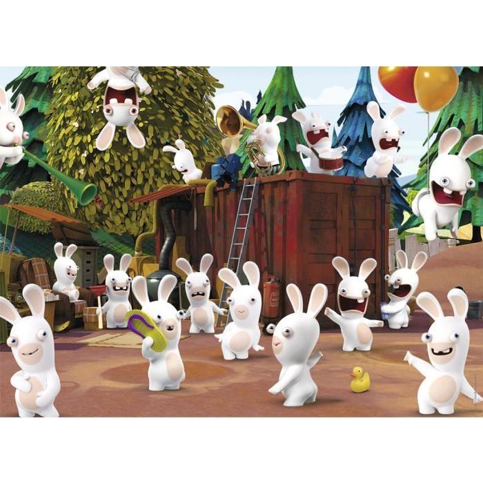 LES LAPINS CRETINS Puzzle L'invasion 100 pcs