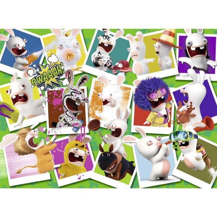 LES LAPINS CRETINS Puzzle Sortent Du Cadre 500 pcs